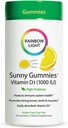 彩虹光 - 阳光Gummys Vitamin D3 1000 IU,支持健康骨骼,肌肉,以及家庭友好烹饪中与维生素D3,无豆,无糖,酸柠檬,50 Gummy Drops的豁免.