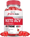 合理实验室 Keto Rush Keto ACV Gummys Extreme 2000MG Keto Keto Gummys Apple Cider Vinegar 与石榴蜂蜜汁粉 B12 Vegan Non GMO 60 Gummys 配制而成