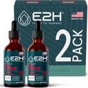 E2H 红色带状多孔径提取器——蘑菇补充公式,用于免疫支持、消化健康、能源和自然豁免靴(2瓶)
