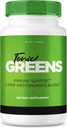 rize 实验室 - Tonic Greens Capsules, Immune 支持药,高级公式补充剂,超级抗氧化剂混合物(60 Capsules)