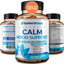 28 in 1 Calm Mood Supports – 自然快乐药丸用于偶发焦虑和压力,担心感受,放松,精神清晰 Max Sleep & Mood Supports for Women & Men – 120 Vegan Capsules