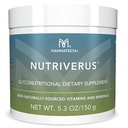 营养素Verus Glyco营养补充,5.3oz/150g,天然来源维生素A、维生素C、维生素B复合体和维生素D。