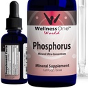 健康(One Ionic Phosporus) 补充剂 - Ortho Phosporus Liquids for Teeth, Bone Health, & Energy Support - Non-GMO, Vegan, Gluten Free - 1.67 fl oz