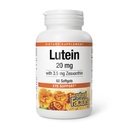 自然因素-Lutein 20mg,支持眼部健康的天然抗氧化剂,60软宝石
