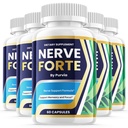 (5 Pack) Nerve Forte Pills, Nerve Forte Capsules 总体健康支持高级强力公式 Nerve Forte Reviews, Nerveforte 最大性能维生素补充支持 (300 Capsules)