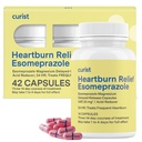 Curist Esomeprazole 20 mg Capsules 延迟释放 - 用于心脏灼伤救济的酸性 Reflux药 42 Capsules - 酸性 Reflux Reflux