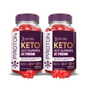合理实验室(2 Pack 质子蛋白 Keto ACV Gummys Extreme 2000MG 质子 Keto Gummys 苹果 苹果 苹果 苹果 苹果 醋 配以 石榴 Beet Juice 粉 B12 Vegan 非 GMO 120 Gummys 配制