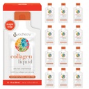 Youtheory Collagen Liquid - 5,000 mg - 用于毛发生长、皮肤和钉子* - 支持联合、骨骼和肌肉健康* - 与氨基酸 - Berry Flavor - 12个单一服务包(12天供应)