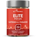 Elite Cafeine Pills with L-Thenine – 吉特无焦能源补充剂 – 智能认知性能的清洁和自然诺特堆栈 – 120 Soft Capsules