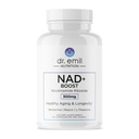 DR. EMIL NUTION NAD+ Boost - 长寿、健康老化和细胞再生的尼科蒂纳米德里博赛德补充剂 - NAD补充剂与柏柏林,L-Theanine & Niacin - 30日供应