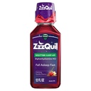 ZzzQuil, 夜间睡眠援助液体, 50毫克二苯胺HCl, 第1号睡眠援助品牌, Fall Asleep Fast, Non-Habit forming, calming Vanilla Cherry, 12 FL OZ
