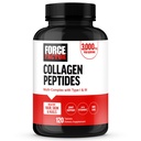 FORCE FACTOR Collagen Peptides,用于健康头发,皮肤,钉子,和关节,高精度,非GMO,120个Collagen药丸的1型和3型的男女用水解的Bovine Collagen