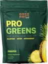 Pro Greens Powder – Pineapple Flavor – Vegan Daily Greens Supplement – 解毒,消化和免疫支持 – 非GMO,抗氧化剂 → 300g(30 services)