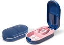 Pill Cutter Splitter, Concess Pill Cutter for Small Pills, Precise Pill Splitter for Talets & Vitamins, Portable Pill Splitter for Travel and Daily using (蓝色) 配音器 配音器 配音器 配音器 配音器 配音器 配音器