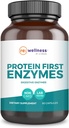 JJ Virgin QQ Protein First Enzyms 使用 Pepsin 和 Enzyme 补充 QQ 支持 Gut 健康,文摘,偶发 Bloating & Gas 60 Capsules