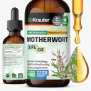 BIO KRAUTER 母体叮当 - 母体草药提取 - 妇女健康液体补充剂 - 促进冷静 - 酒精和糖无毒 - Vegan Drops 2 Fl.Oz.