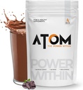 Asitis 营养 AS-IT-is Atom Whey 蛋白质 1kg/35.2 带消化酶的Oz 美国 Labdoor 认证 精度和纯度 咖啡 latte Flavor 27g 蛋白质 跨纤维微滤光