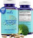 4-in-1 DIM Potent Complex 300mg -- -- 雌激素平衡和代谢、能量和更年期支持补充剂,配有生物丙烯(x4),钙和布罗科利提取剂 -- -- 供妇女和男子使用