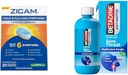 与Betadine Sore Throat Gargle、Echinacea和Sambucus Homopathic牌匾、20 Counter & 8 FL OZ 的齐卡姆冷症状缓解