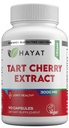 HAYAT 维生素 Vegan Natural Tart Cherry Extract 3000 MG, 3个月供应, Potent 10:1 Extract, All Natural, 认证Halal, 90 Capsules,