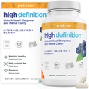 高定义脑+眼维生素用于记忆,聚焦和集中,Lutein & Zeaxanthin(25mg/5mg)用于保护你的眼睛免受蓝光和屏幕的伤害,Bilberry用于眼睛的补充以支持 BDNF