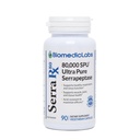 Serra-RX 80 000 SPU Serrapeptase - 酸-远距离蛋白质解酶、非GMO、Gluten Free、Vegan、支持辛纳斯和肺部健康,90 Veg Capsules