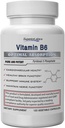 高级实验室维生素B6 50mg,纯非GMO补充,高吸收,支持免疫和神经系统,脑功能,代谢和心脏健康,血红蛋白生产必需,120 Veg Caps
