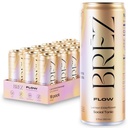 BREZ FLOW LOW LON的马恩蘑菇饮品,18-Pack,无营养,适配剂,解脱,升华,以及社交,闪亮的柠檬长花汤力 12 Fl oz