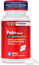 GenCare - Acetaminophen 500mg 超强止痛药(300卡) - 头痛、西努斯、关节炎、后痛肌肉痛、牙痛、减少发热剂、米格赖因的多症状止痛药