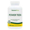 NaturesPlus 生命动力的源头 青少年 - 180个植物药片 - 青少年多维特敏 具有矿物和全食 精神焦点 能量促进器 - 无胶质 - 90个服务