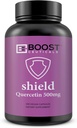 BoostCeuticals Quercetin 200 500mg Vegan Capsules – 没有固化剂 非 GMO Gluten 自由抗氧化剂 Bioflavanoid - 超过6个月的供应量