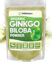 XPRS 努特拉有机金戈·比洛巴粉 - Gingko Biloba 认知补充剂 - Vegan 友好金戈巴·比洛巴 有机金戈·比洛巴 豁免助力金戈·比洛巴粉 (8 oz)