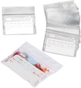 Deke Home - 100 Pack Clear Reealable Pill Bags (4x2.75 in), 旅行药袋,装有写在标签上的药袋,BPA-免费药丸的药剂组织者,维生素和补充品