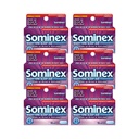Sominex 夜间睡眠援助卡片,最大强度,16 ea(6包)