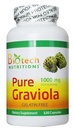 纯Graviola Annona Muricata, 1 000 mg 服务, 120 蔬菜瓶装