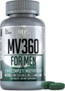 NDS 营养 MV360 男性,5-in-1 具有基本男性能量、消化、通灵、免疫支持和男性健康与生命力等维生素的男性,60个片,30个服务