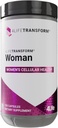 4Life Transform Woman - 配有天鹅绒豆和晚间Primrose 节选的女子补充品 - 健康皮肤和幸福 - 120 蔬菜耐用卡普苏尔