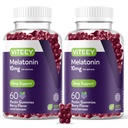 Viteey Melatonin Gummys 10mg - 成人睡眠 Gummys 超强Melatonin - Vegan, GMO Free, Gluten Free - 120 伯爵