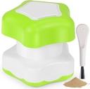 Johnbee Pill Crusher, Pill Grinder Fine Power Extremely Fine. 约翰贝·皮尔粉碎机,皮尔·格林德 Fine 极佳粉末精选. 储存舱。 长者、家庭和宠物的粉碎剂、硅酮边缘、一次性加热多片药剂 -- -- 刷刷(绿色)