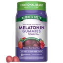 Nature's Truth Melatonin Gummys 12mg 混合贝里 Flavor | Vegan, Non-GMO & Gluten 免费补编
