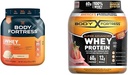机体要塞 100% Whey, Premium 蛋白粉, Vanilla, 1.74lbs (包装 May Vary) & 100% Whey, Premium 蛋白粉,草莓, 1.78lbs (包装 May Vary)