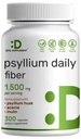 Psyllium Husk 1500mg Per Service, 300 Capsules – 3 in 1 Fiber 补编 与 Inulin & Acacia Complex – Natural Soluble Fiber, 支持消化性健康 – 植物基,非GMO