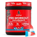 六星预战男女粉末 ICY火箭冻结(30架) - 预战爆破2.0 能量粉末 饮用与Beta-Alanine & Cafeine的混合 - 运动营养补充产品
