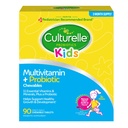 儿童文化(Cultelle Kids) 完成可烹饪的多维他命 + 育婴,年龄3+,90个计数,消化健康,口腔健康和免疫支持 - 配有11种维生素和矿物,包括维生素C,D3和锌