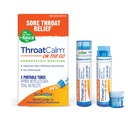 Boiron ThroatCalm 《为拯救喉咙而必须前往的旅行》,或《血红或干喉》,以及《Horseness - 2 Count》(160 Pellets)