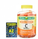 春谷超强维生素C,500 mg 蔬菜果酱,120 mcount + Better Guide 维生素补充品 免费书籍 无法单独出售