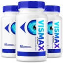 (3 Pack) Vismax药丸 - 恢复眼部健康的官方公式, Visimax 眼部维生素,所有改善和保护眼部的天然草药补充剂, Vis Max Vis Vision Supports Reviews (180 Capsules)