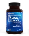 BioEmblem Omega-3 鱼油 2000mg - 小尺寸软胶,高吸收形式,可持续 - 1400mg EPA & DHA + 维生素 D3,非GMO,心脏,联合,和脑健康鱼油补充品,120Ct