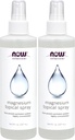 Now Solutions, Magnesium Topical Spray, from The Ancient Zechstein 海底, 高度集中, 8 Fl Oz(2包)