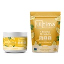 Ultima Electrolyte Powder Drink Mix Bundle – 免糖浆 – 柠檬水,30个服务罐头和20个棒包 – 6个电解石和矿物 – Keto Friendly, Vegan, Non-GMO